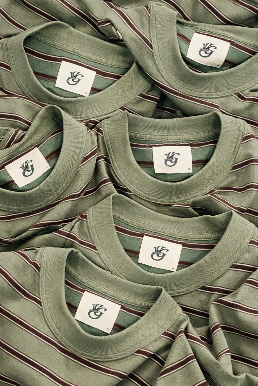 OLIVE STRIPES LONG SLEEVE