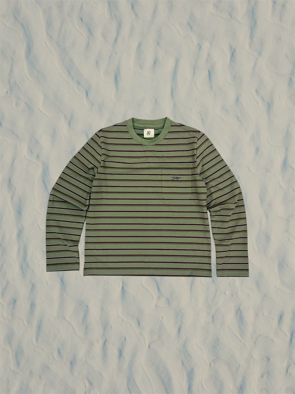 OLIVE STRIPES LONG SLEEVE