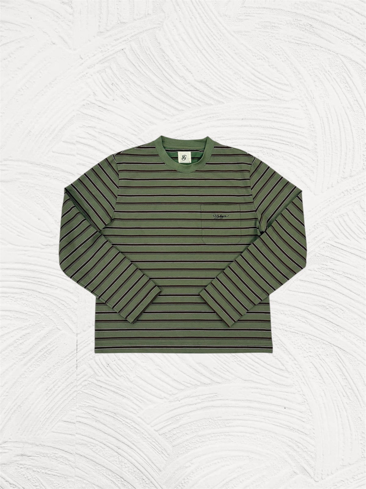 OLIVE STRIPES LONG SLEEVE